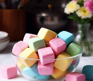 heating marshmallow in the microwaving