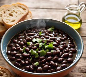 cooking black beans in microwave