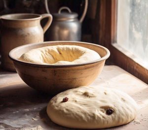 microwaved dough