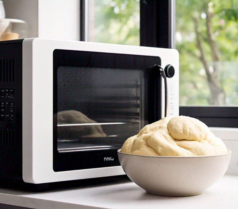 microwaving dough