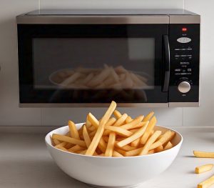 microwaving french fries