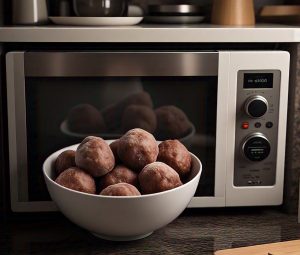 microwaving frozen meatballs