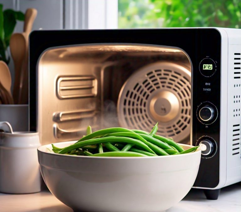 cooking green beans in the microwave