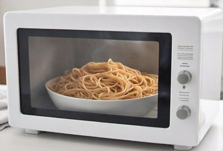 cook spaghetti in microwave