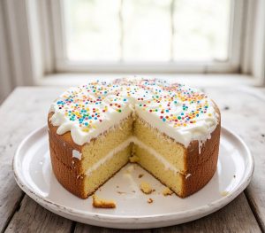 caking baking in microwave