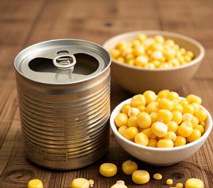 canned corn microwaving