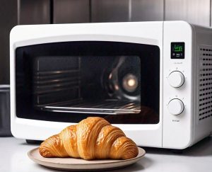 microwaving a croissant