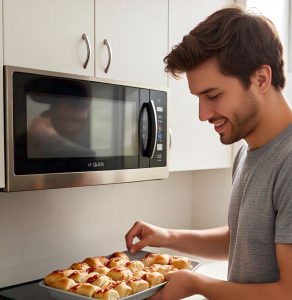 cook pizza rolls in the microwave