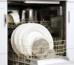 microwave plates in dishwasher