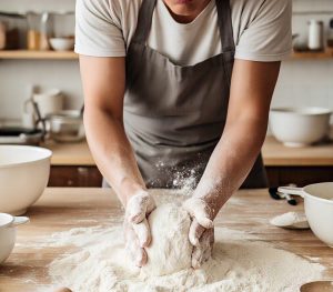 flour in microwave