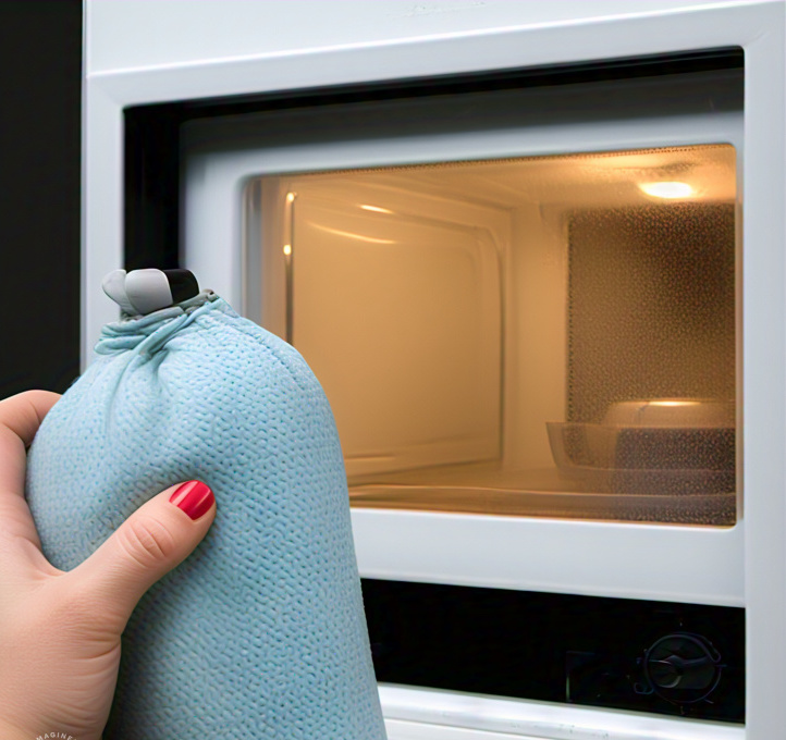 microwaving hot water bottle