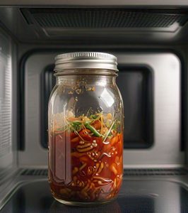 microwave mason jar