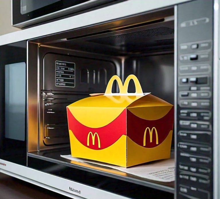 McDonald's box microwaving