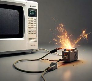 plugging microwave into extension cord