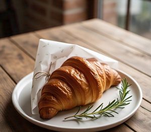 heating croissant in the microwave