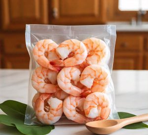 defrosting shrimp in the microwave