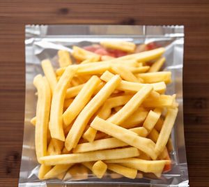 frozen french fries in microwave