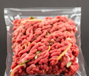 defrosting ground beef in microwave