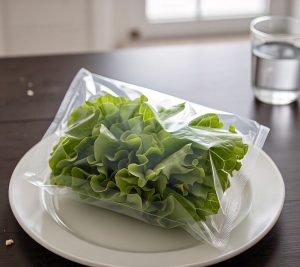 heating lettuce in microwave