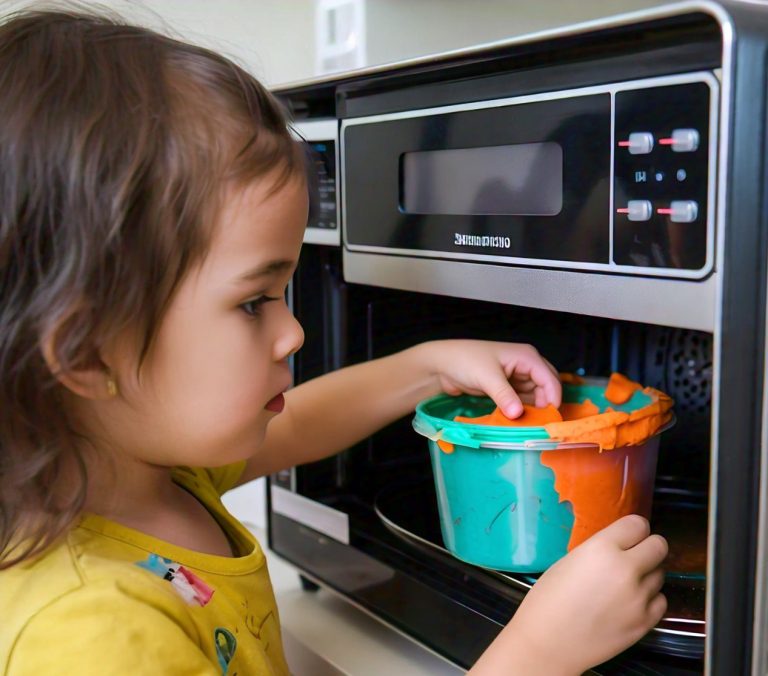 microwaving play doh