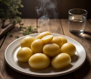 microwaved boil potatoes