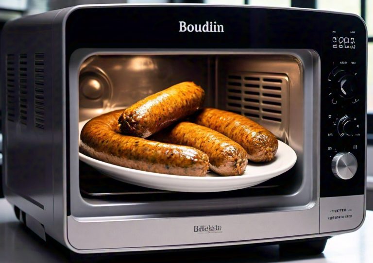 microwaving boudin