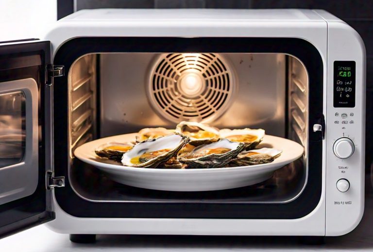 microwaving oysters