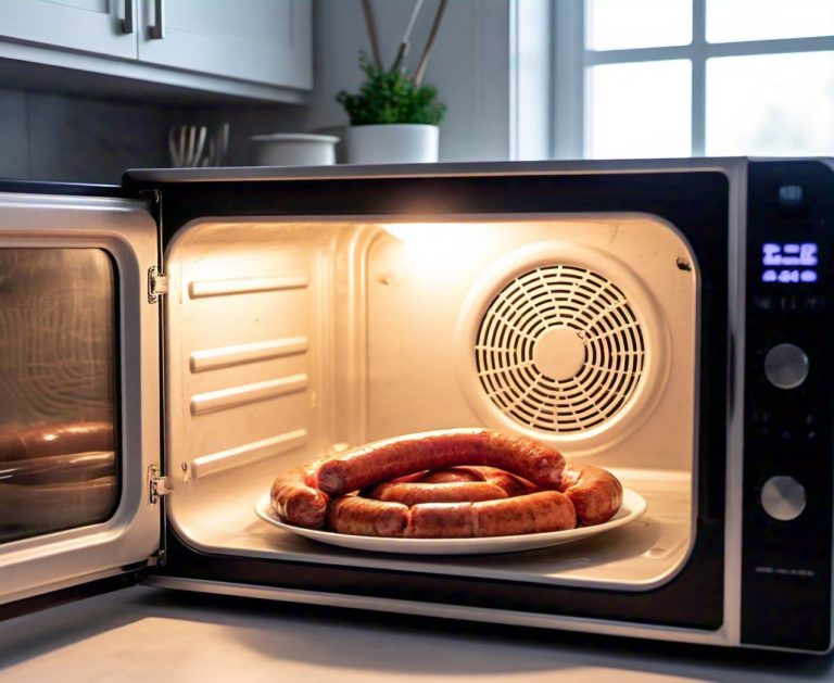 microwaving kielbasa