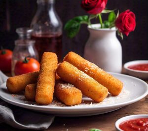 microwave cooking of mozzarella sticks