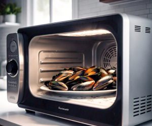 microwaving mussels