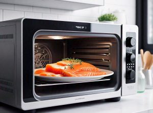 cooking salmon in the microwave