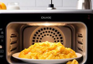 scrambled eggs in microwave