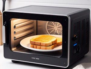 making toast in the microwave