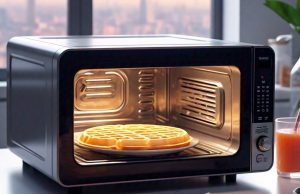 microwaving waffles