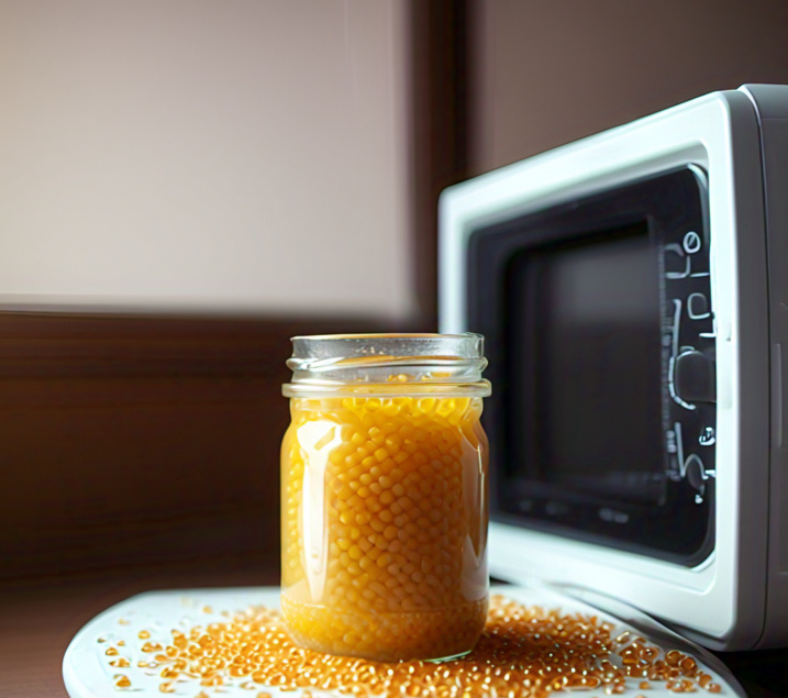 microwaving wax beads