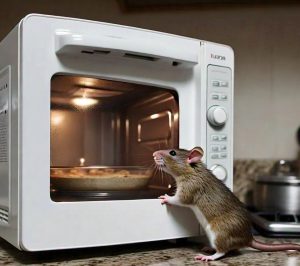 can mice get into microwave