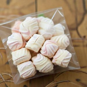 frozen dumplings heating in microwave