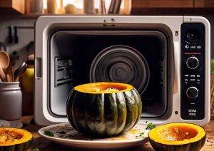 cooking acorn squash in the microwave