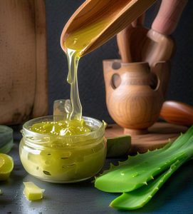 heating aloe vera gel in microwave