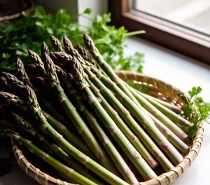 microwave cooking of asparagus