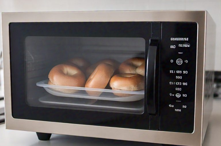 microwaving bagel bites