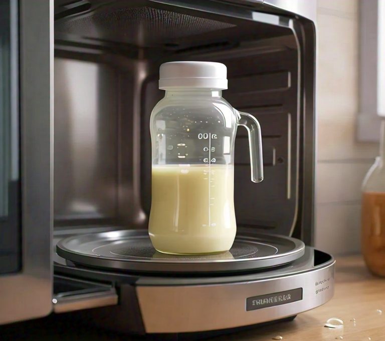 breast milk warming in microwave