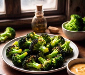 microwave cooking of fresh broccoli