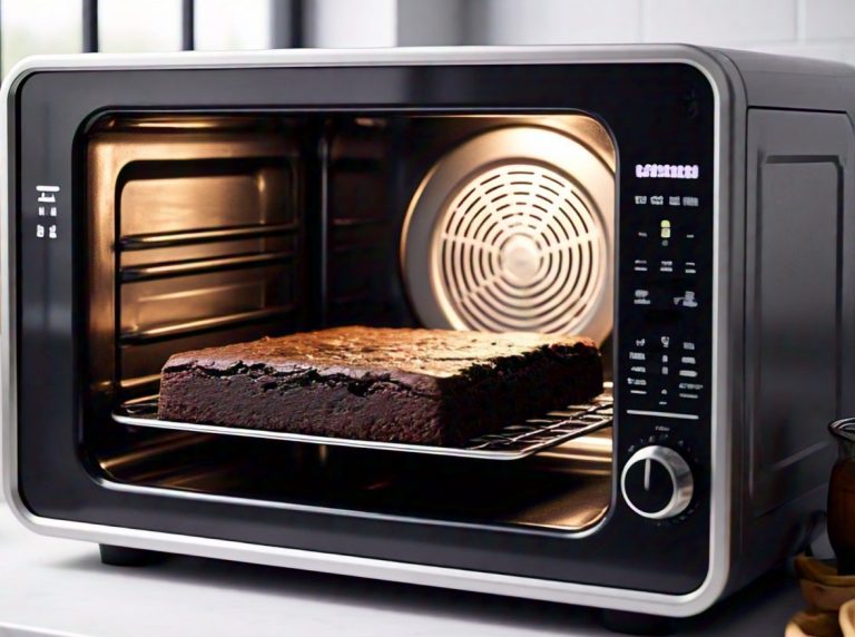 cooking brownie in the microwave