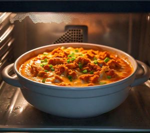 microwaving buffalo chicken dip