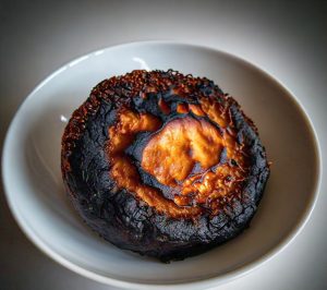 microwave burning food