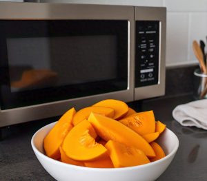 microwaving butternut squash