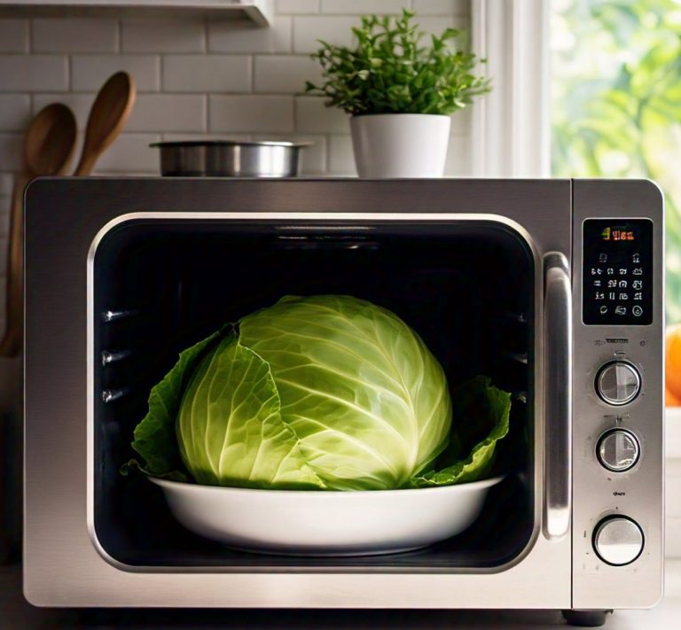 microwaving cabbage