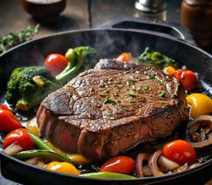 cast iron pan cooking