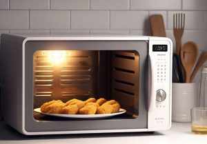 microwave cooking of chicken nuggets